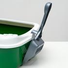 Туалет Сима с бортом + сетка + совок 30 х 39 х 13,5 см зеленый FIX - Фото 6