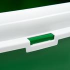 Туалет Сима с бортом + сетка + совок 30 х 39 х 13,5 см зеленый FIX - Фото 8