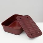 Туалет Сима с бортом + сетка + совок 30 х 39 х 13,5 см красный FIX - Фото 5