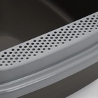 Туалет Айша XL с бортом 64×44×21 см серый FIX - Фото 5