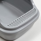 Туалет Айша M с бортом 53×39×21 см серый FIX - Фото 6