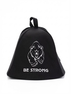 Шапка для бани "Be strong" - фото 809699981
