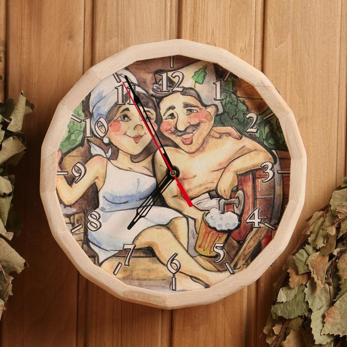 Часы банные "№4" с рисунком - Фото 1