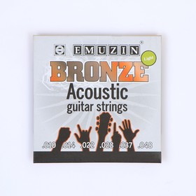 Струны для акустической гитары "BRONZE" с обмоткой из фосфорной бронзы /.010 - .048/