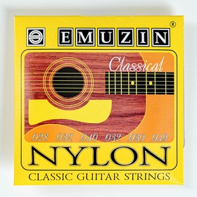 Струны для классической гитары "NYLON" /1-3 -мононить,4-6 -обмотка латунь/ /.028 - .049/