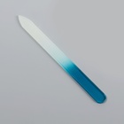 Пилка стеклянная для ногтей «Цветной градиент», 14 см, в чехле, цвет МИКС - Фото 2