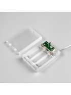 Гирлянда «Нить» 2 м, IP20, прозрачная нить, 20 LED, 2 режима, батарейки AAх3 (нет в комплекте), свечение мульти 806816 - фото 319928304