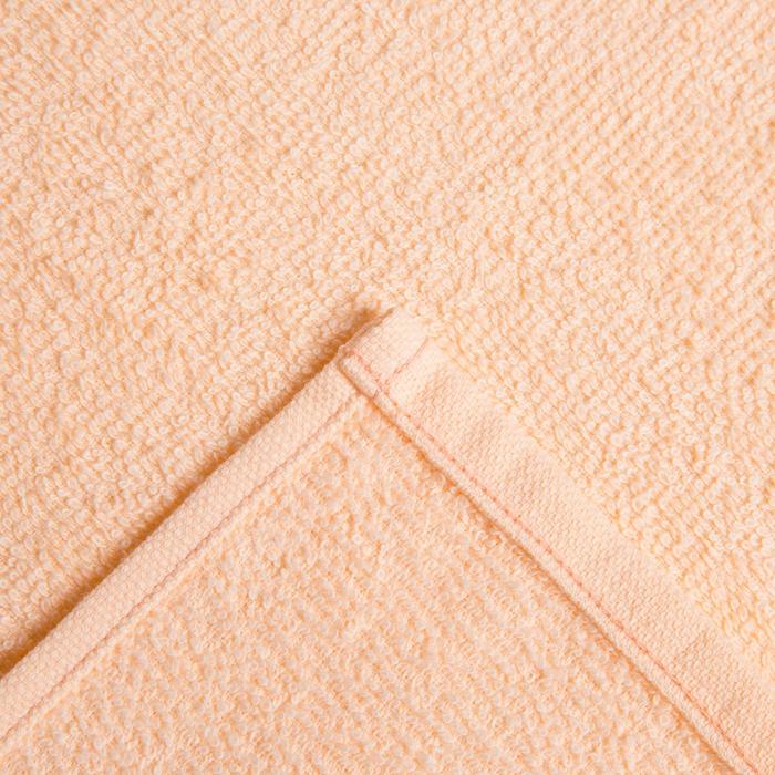 Салфетка махровая универсальная для уборки Экономь и Я, цвет персиковый, 100% хлопок - фото 1926244265