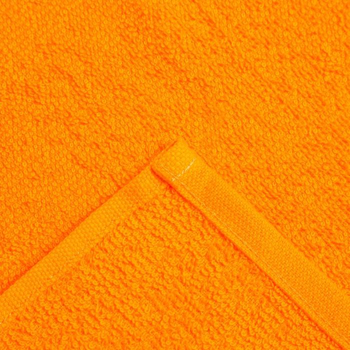 Салфетка махровая универсальная для уборки Экономь и Я, оранжевый, 100% хл - фото 1907266495