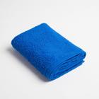 Полотенце махровое Экономь и Я 30х60 см, цв. синий, 100% хлопок, 320 гр/м2 - фото 9320300