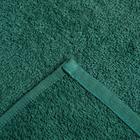 Полотенце махровое Экономь и Я 30х60 см, цв. темно-зеленый, 100% хлопок, 320 гр/м2 - Фото 3