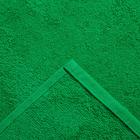 Полотенце махровое Экономь и Я 50х90 см, цв. зеленый, 100% хлопок, 320 гр/м2 - Фото 3