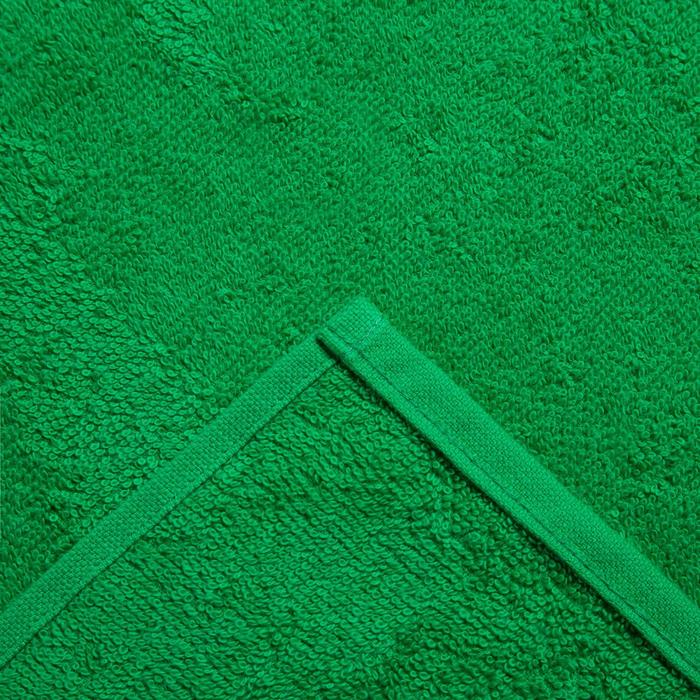 Полотенце махровое Экономь и Я 50х90 см, цв. зеленый, 100% хлопок, 320 гр/м2 - фото 1907266547