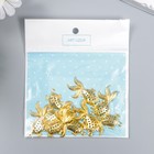 Декор металл для творчества "Золотая рыбка" золото WA-745 2,5х3,6 см (комплект 9 шт) - фото 37073970