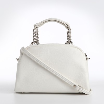 Сумка женская TEXTURA, саквояж, средний размер , цвет белый