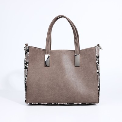 Сумка женская TEXTURA, тоут, средний размер, цвет коричневый