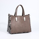 Сумка женская TEXTURA, тоут, средний размер, цвет коричневый - Фото 3