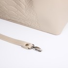 Сумка-тоут на молнии, цвет бежевый - Фото 6