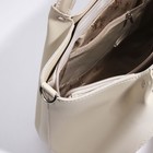 Сумка-тоут на молнии, цвет бежевый - Фото 7