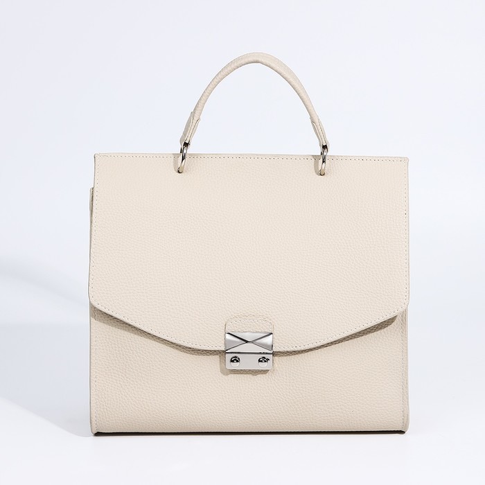 Сумка женская TEXTURA, мессенджер, большой размер, цвет бежевый - Фото 1