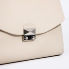 Сумка женская TEXTURA, мессенджер, большой размер, цвет бежевый - Фото 4