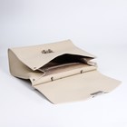 Сумка женская TEXTURA, мессенджер, большой размер, цвет бежевый - Фото 7