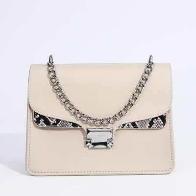 Сумка женская TEXTURA, мессенджер, маленький размер, цвет бежевый