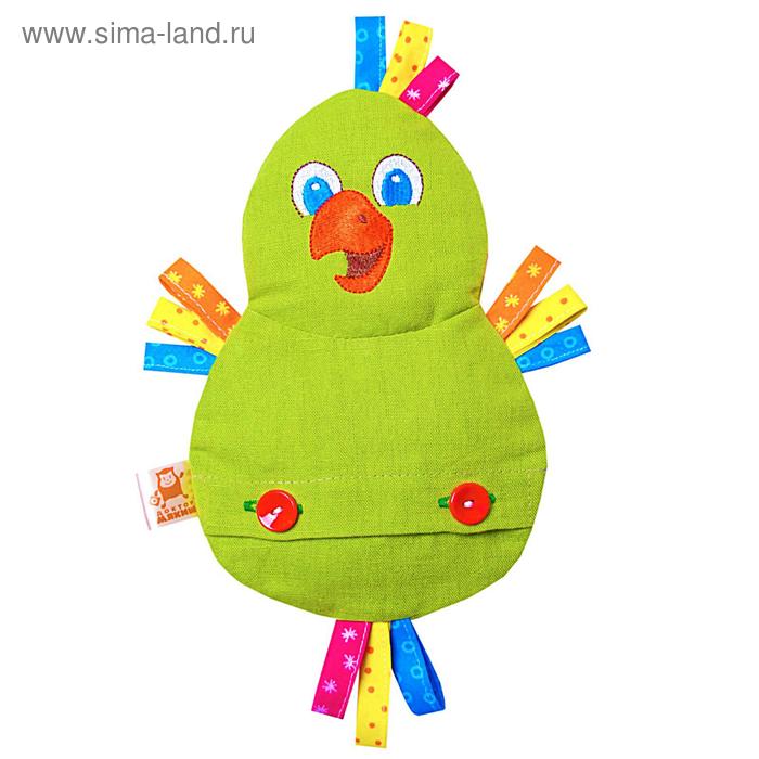 Развивающая игрушка с вишнёвыми косточками «Попугай. Доктор мякиш» - Фото 1