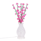 Светодиодная ваза 70х20, 3 цвета, 96 LED, цветы РОЗОВЫЕ - Фото 2