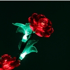 Светодиодная ваза 60х12, 2 цвета, 44 LED, цветы КРАСНЫЕ - Фото 4
