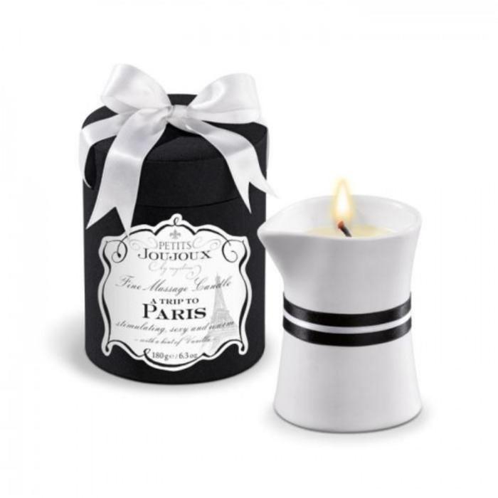 Свеча - аромамасло для массажа Paris, ваниль и сандал, 190 г - Фото 1