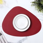 Салфетка сервировочная на стол Доляна «Тэм», 45×35 см, красная - Фото 3