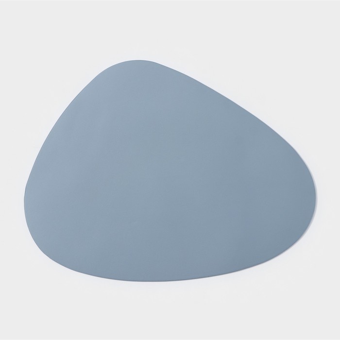 Салфетка сервировочная на стол «Тэм», 44×35,5 см, цвет голубой