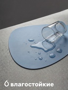 Салфетка сервировочная на стол Доляна «Тэм», 44×35.5 см, голубая - Фото 2