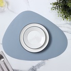 Салфетка сервировочная на стол Доляна «Тэм», 44×35.5 см, голубая - Фото 4