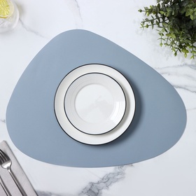 Салфетка сервировочная на стол Доляна «Тэм», 44×35.5 см, голубая