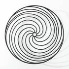 Фруктовница Доляна «Гипноз», 30×30×8,5 см, цвет чёрный - фото 4329277