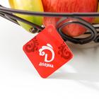 Фруктовница Доляна «Флора», 35,5×35,5×11 см, цвет коричневый - фото 27332773