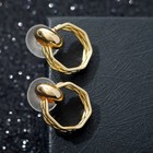 Серьги-кольца «Минимализм», цвет золото - Фото 1