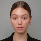 Серьги металл «Два кольца», цвет серебро - Фото 3
