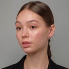 Серьги металл «Два кольца», цвет серебро - Фото 4