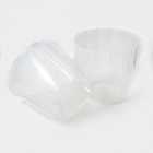 Кашпо для цветов со вставкой «Флюте», 3 л, прозрачное - Фото 4