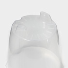 Кашпо для цветов со вставкой «Флюте», 3 л, прозрачное - Фото 5