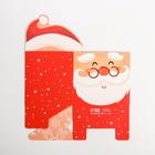 Коробка для мини-букетов «С новым годом», Дед Мороз, 12 х 17 х 10 см - фото 7533857