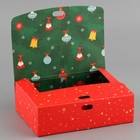 Коробка складная двухсторонняя «Новогодние истории», 16.5 × 12.5 × 5 см, БЕЗ ЛЕНТЫ - Фото 6
