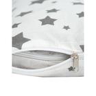 Подушка ортопедическая валик с лузгой гречихи, размер 20х50 см, звезды, цвет белый - Фото 4