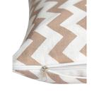 Подушка ортопедическая валик с лузгой гречихи, размер 20х50 см, зигзаг, цвет коричневый - Фото 4