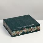 Складная коробка подарочная «Новогодняя ботаника», 31 × 24,5 × 9 см - Фото 6