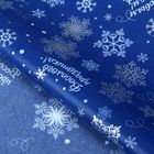 Бумага упаковочная тишью "С Новым годом", 50х70 см, 20 г/м2 - Фото 1