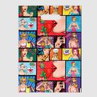 Пакет полиэтиленовый с вырубной ручкой "POP ART", клубничка, 50 мкм 30 х 40 см 7039469 - фото 14595779